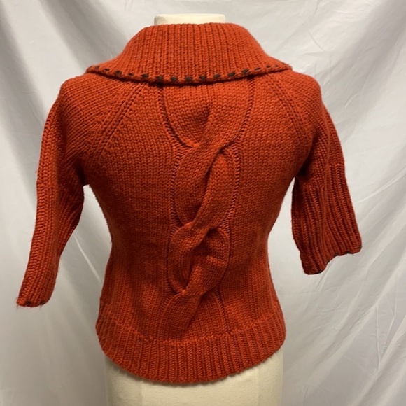 Pout Orange Sweater Size M - Picture 2 of 3